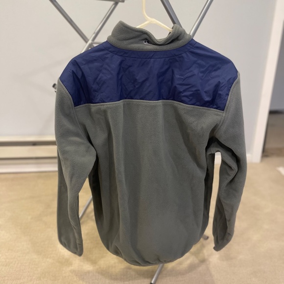 Medium Grey Vineyard Vines Fleece Quarterzip Pullover - Picture 2 of 3